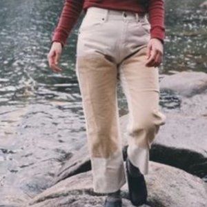 Rudy Jude Adult Color Blocked Utility Jeans Honey